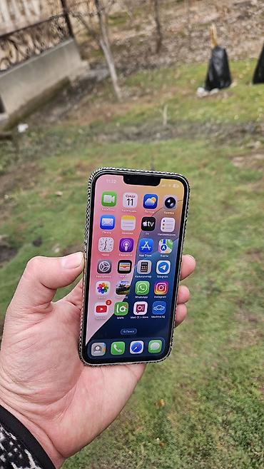 Apple iPhone: IPhone 13, Б/у, 128 ГБ, Белый, Чехол, 81 % — 1