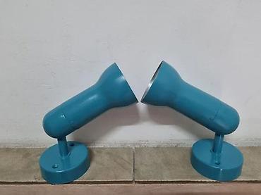 lusteri za dnevnu sobu cena: DVE STARE ZIDNE LAMPE - ALUMINIJUM | Dve stare aluminijumske zidne — 3