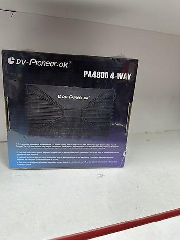 зад: Автомобильный усилитель DV-Pioneer.ok PA4800 4-WAY - Мощность: 4800W — 3
