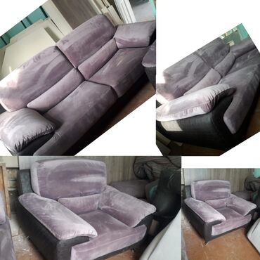 Sifarişlə masa və oturacaq dəstləri: İşlənmiş, Divan, 2 kreslo