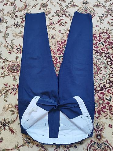pull and: Брюки Zara тёмно-синего цвета. Для подростка размер 30 европейский — 3