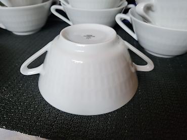 Kuhinjski setovi: Cinije za supe,corbe 9kom.1949 do 1991god.Scherzer,Bavaria. Cinije — 9