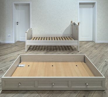 Təknəfərlik uşaq çarpayıları: Oğlan və qız üçün, Çarpayı, Bazalı, Matrassız, Siyirməli — 8