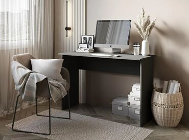 письменные столы: Компьютерный Стол, цвет - Черный, Новый
