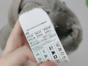 stile benetton: Benetton, Spodnie materiałowe damskie, rozmiar L — 4