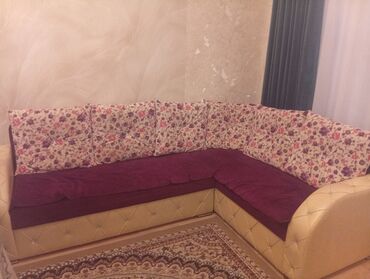 Divanlar: Künc divan, İşlənmiş, Açılmayan, Bazasız, Parça