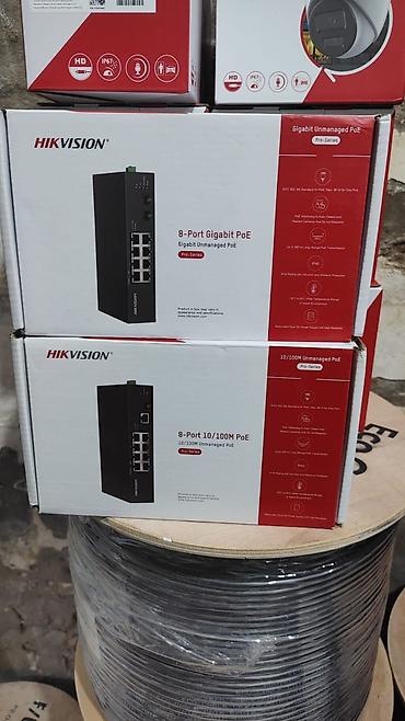Hikvision Pro-Series 8-Port PoE Switch - Model: Gigabit Unmanaged PoE