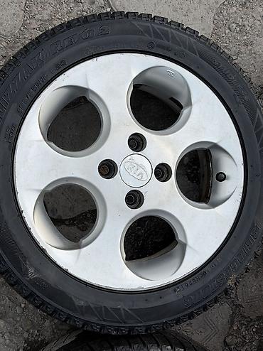 moning: Литые Диски R 15 Kia, Комплект, отверстий - 5, Б/у — 4