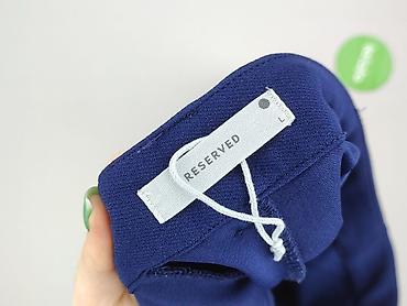 reserved denim: Reserved, Material trousers for women, size L — 4