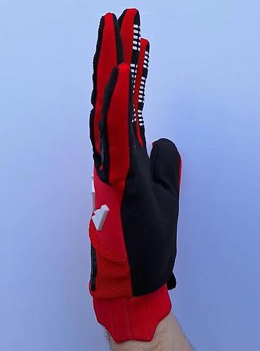 Oprema za bicikliste: FOX MTB/motokros rukavice – crveno/crne - Sportske rukavice za MTB — 2