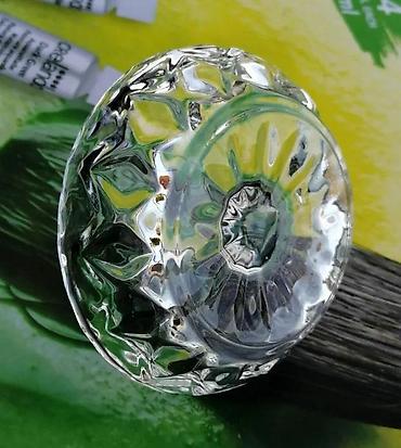 Ostali kućni dekor: Vintage Crystal Zaječar držač za prstenje. Starinski kristalni držač — 9