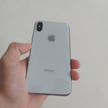 Apple iPhone: IPhone X, Б/у, 256 ГБ, Белый, Зарядное устройство, Чехол, 81 %