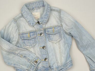 sandały deichmann na koturnie: Children's jeans jacket, 5-6 years, 110-116 cm, Next, condition - Perfect
