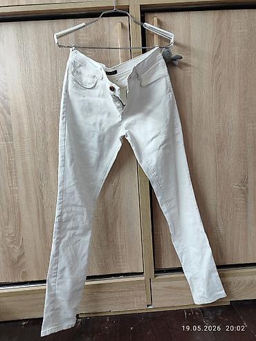 Şalvarlar: Şalvar, Massimo Dutti, XS, rəng - Ağ — 1