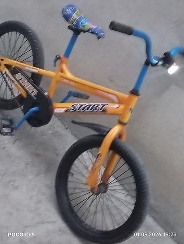 start velo: Uşaq velosipedi – START markası - Rəng: narıncı-göy - Çərçivə: polad — 3
