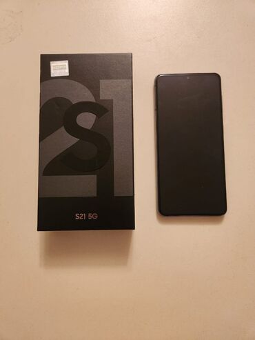 ikinci el samsung: Samsung Galaxy S21, 128 GB, rəng - Boz, Sensor, Barmaq izi, İki sim kartlı