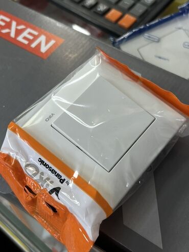 беспроводные светильники на кухню: Выключатель VIKO by Panasonic, клавишный, 1‑клавишный. - Цвет: белый