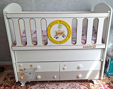 Mebel: Oğlan və qız üçün, İşlənmiş, Çarpayı, Matras ilə, Siyirməli — 1