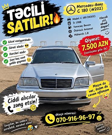 mercedes c203: Mercedes-Benz C 180: 1.8 l | 1998 il — 1