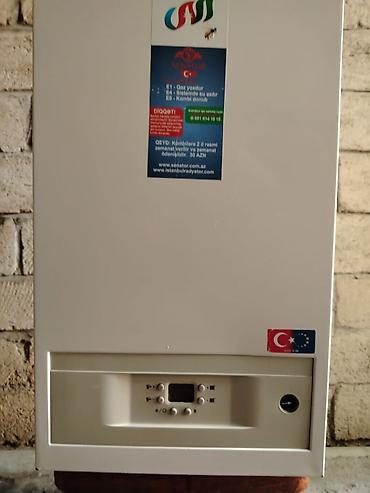 kalorifer: Senator markalı hermetik qaz kombisi - Model: BEE 28 kW (etiketdə — 1