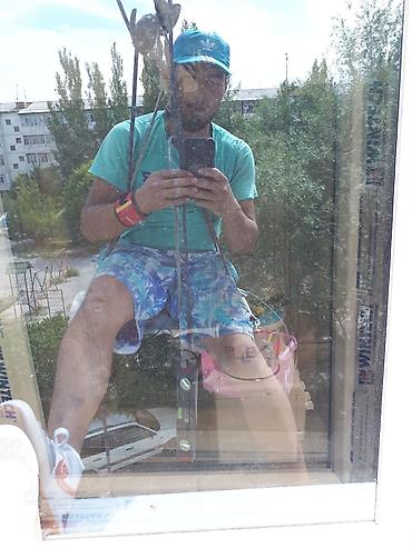 Утепление: Утепление балкон. ПОКРАСКА СТЕН. Установка козырьков. Установка — 2