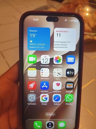 Iphone 18 pro max из Китая состояние идеальное акб 100 1т память