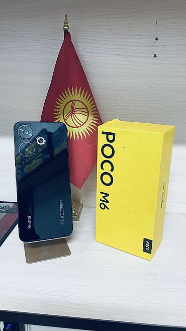 google fitbit: Poco M6, Б/у, 256 ГБ, цвет - Черный, 1 SIM, 2 SIM — 1
