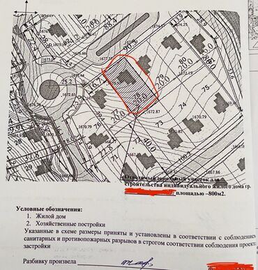бишкек земельный участок: 8 соток, Бизнес үчүн, Кызыл китеп