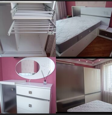 кровать двуспальная с матрасом: ✅tecili Türkiye istehsali yatag desti 500 manata satilir. Matras ve