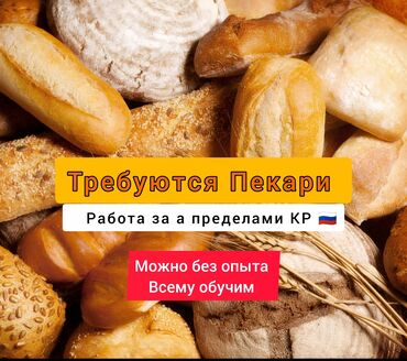 бишкек жумуш берилет: Талап кылынат Нан бышыруучу, Тажрыйбасыз