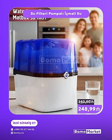 ventilyator su ile: Su filtri – pompalı içməli su sistemi - Mətbəx üçün kompakt masaüstü — 1