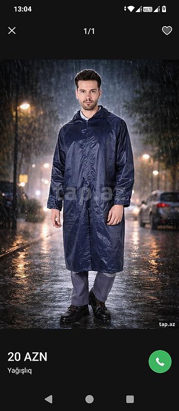 Plaş, 2XL, rəng - Göy lalafo.az -da Plaş, 2XL, rəng - Göy