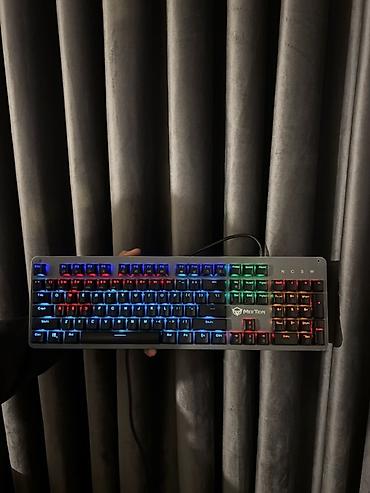 iphone pro max 14: MecTion tam ölçülü oyun klaviaturası - RGB arxa işıqlandırma — 1