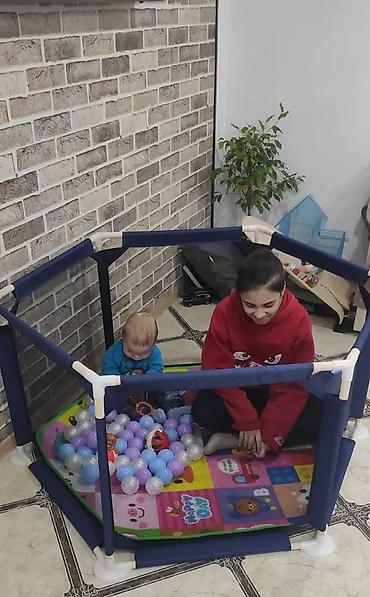 детиски манеж: 🔴 Детский игровой манеж –30шарик в комплекте 👶 Подходит для детей от — 3