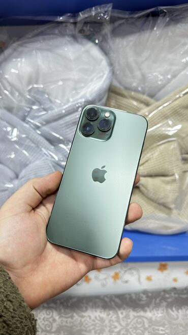 Apple iPhone: IPhone 13 Pro Max, 256 GB, Alpine Green, Face ID