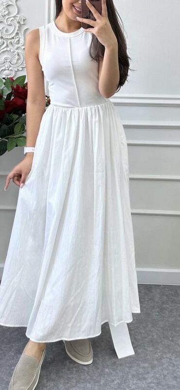 платья белая: Повседневное платье, Лето