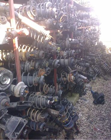 Амортизаторы, пневмобаллоны: Задний амортизатор, Передний амортизатор, Комплект амортизаторов Kia Б/у, Оригинал — 4