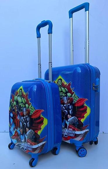 Rančevi, torbe i koferi: Dečji koferi Marvel Avengers – set 2 komada - Dizajn: motivi — 7