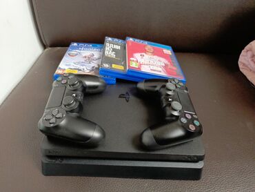 playstation 4 yeni: Sony PlayStation 4 slim 1tb (1000gb). İdeal vəziyyətdə. Yeniden