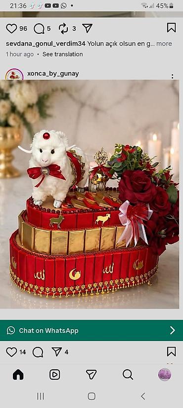 Tuflilər: Qurbanliq xoncalarin sifarişi qəbul olunur.Tel 0702887030 — 1