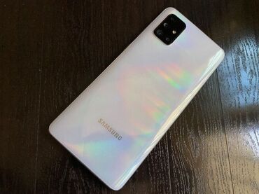 Samsung: Samsung Galaxy A72, 128 GB, rəng - Ağ, Sensor, Barmaq izi, Face ID