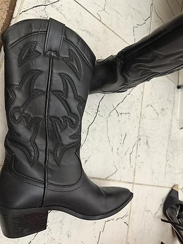 Сапоги: Сапоги, 37, Stradivarius, Новый, цвет - Черный, Платная доставка, Самовывоз — 3