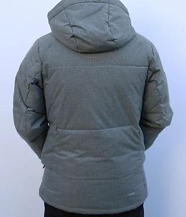 Zimske jakne: Muška zimska jakna – siva, sa kapuljačom - Topla, podstavljena zimska — 6