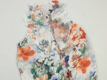 zwiewna bluzki w kwiaty: Блуза жіноча, S, стан - Дуже гарний