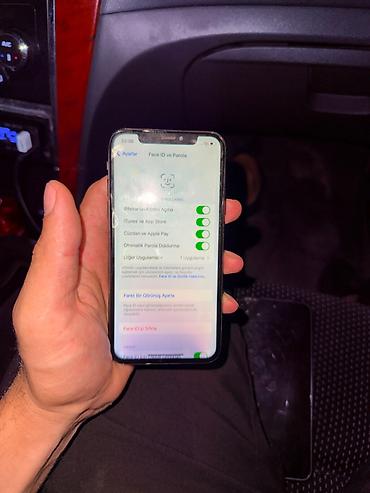 ref iphone satisi: IPhone X, 64 GB, Black Titanium, Face ID — 3
