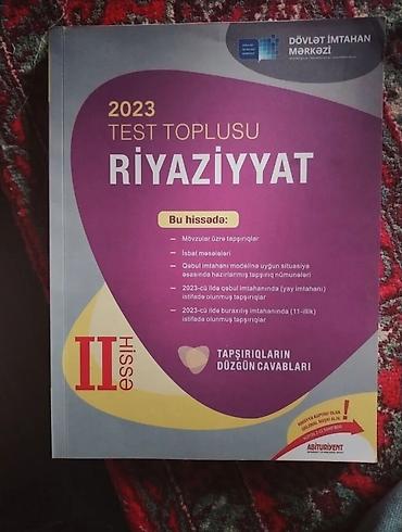 Testlər: Təp-Təzədir heç istifadə edilməyib “Riyaziyyat – 2023 Test Toplusu” — 1