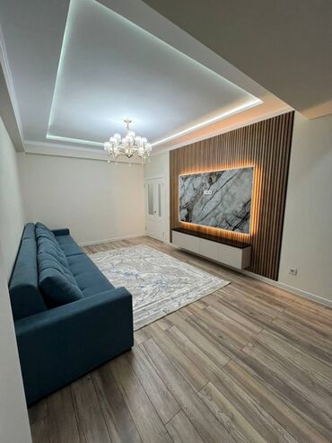купить квартиру в строящемся доме: 1 бөлмө, 45 кв. м, Элитка, 3 кабат, Евроремонт