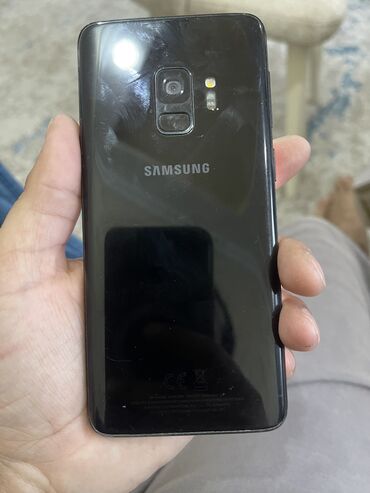 Samsung: Samsung Galaxy S9, 4 GB, rəng - Qara, Qırıq, Barmaq izi, Face ID