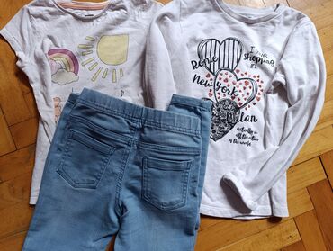 Paketi dečije odeće: Paket: Duksevi, Farmerke, Haljine, Za devojčice, uzrast: 7-8 godina — 16