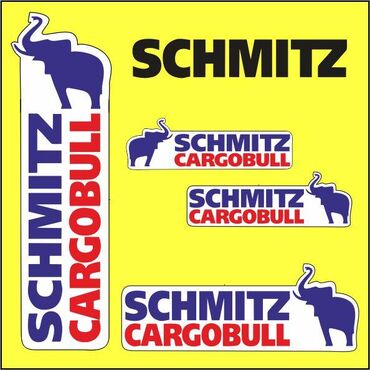 3й ряд: Наклейки на прицеп Шмитз Каргобул в наличии Schmitz Cargobull